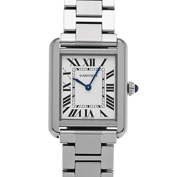 カルティエ タンク ソロ SM W5200013 シルバー レディース 時計 【中古】【wristwatch】