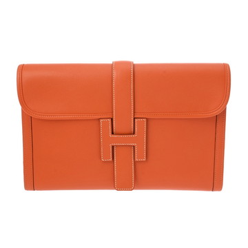 エルメス ジジェ PM オレンジ ヴォーガリバー レディース バッグ 【中古】【bag】