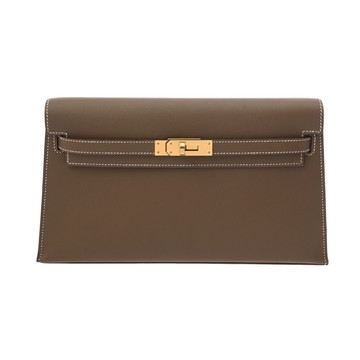 エルメス ケリー エラン エトゥープ ヴォー・マダム ユニセックス バッグ 【新品】【bag】