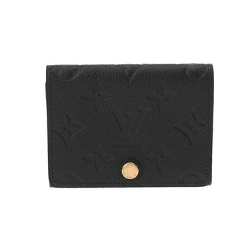 ルイ ヴィトン モノグラムアンプラント アンヴェロップカルトドゥヴィジット ノワール M58456 レザー ユニセックス 【中古】【other】