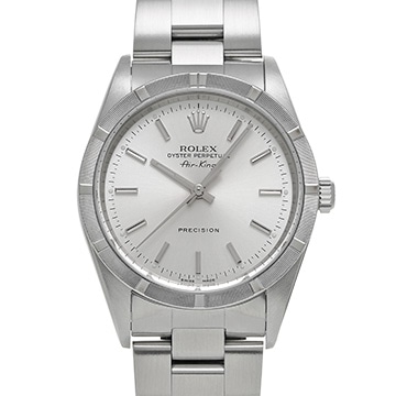 ロレックス エアキング 14010 シルバー メンズ 時計 【中古】【wristwatch】