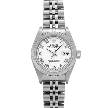ロレックス デイトジャスト 79174 ホワイト レディース 時計 【中古】【wristwatch】