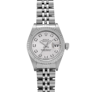 ロレックス デイトジャスト 79174G シルバー/ダイヤモンド レディース 時計 【中古】【wristwatch】