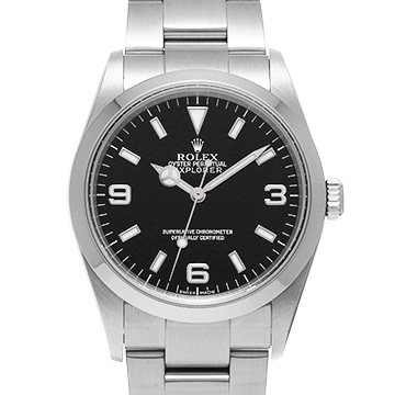 ロレックス エクスプローラー 114270 ブラック メンズ 時計 【中古】【wristwatch】