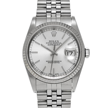 ロレックス デイトジャスト 16234 シルバー メンズ 時計 【中古】【wristwatch】