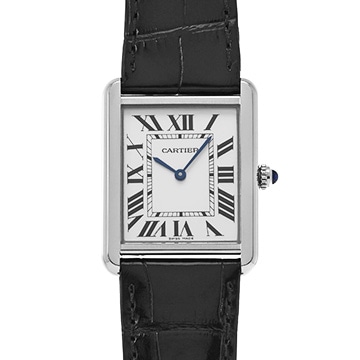 カルティエ タンク ソロ LM WSTA0028 シルバー レディース 時計 【中古】【wristwatch】