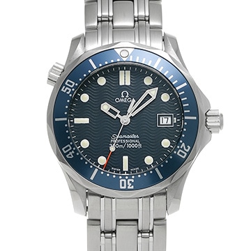 オメガ シーマスター プロフェッショナル 300 ミッドサイズ 2561.80 ブルー ユニセックス 時計 【中古】【wristwatch】