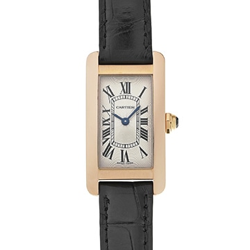 カルティエ タンク アメリカン SM W2607456 シルバー レディース 時計 【中古】【wristwatch】