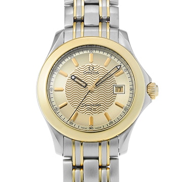 オメガ シーマスター 120 デイト 2311.11 シャンパン メンズ 時計 【中古】【wristwatch】