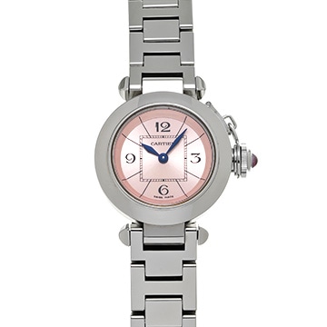 カルティエ ミスパシャ W3140008 ピンク レディース 時計 【中古】【wristwatch】