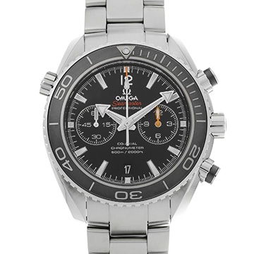 オメガ シーマスター プラネットオーシャン 600 コーアクシャル クロノグラフ 232.30.46.51.01.001 ブラック メンズ 時計 【中古】【wristwatch】