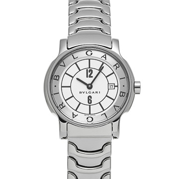 ブルガリ ソロテンポ ST29S ホワイト レディース 時計 【中古】【wristwatch】