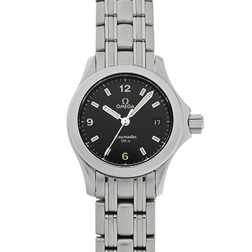 オメガ シーマスター 120 クォーツ 2581.53 シルバー レディース 時計 【中古】【wristwatch】