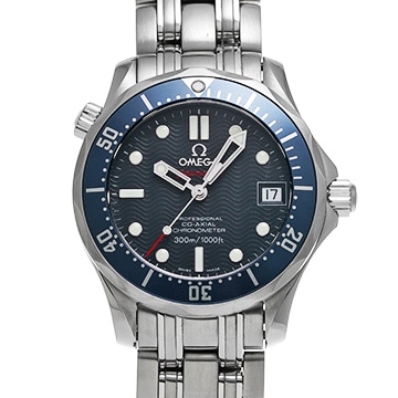 オメガ シーマスター ダイバー300 コーアクシャル 2222.80 ブルー メンズ 時計 【中古】【wristwatch】