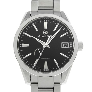 グランドセイコー ヘリテージコレクション スプリングドライブ SBGA301 ブラック メンズ 時計 【中古】【wristwatch】
