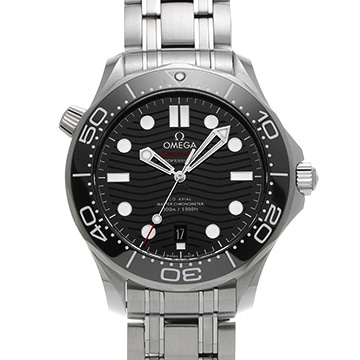 オメガ シーマスター ダイバー300 コーアクシャル マスタークロノメーター 210.30.42.20.01.001 ブラック メンズ 時計 【中古】【wristwatch】