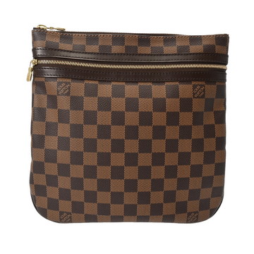 ルイ ヴィトン ダミエ ポシェットボスフォール  ブラウン N51111 ダミエキャンバス レディース バッグ 【中古】【bag】