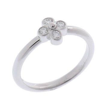 ティファニー フラワーレース リング 4PD シルバー Pt950プラチナ レディース ジュエリー 【中古】【jewelry】
