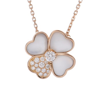 ヴァン クリーフ&アーペル コスモスクリップ ネックレス ミディアム ゴールド VCARO5BV00 K18ピンクゴールド PG レディース ジュエリー 【中古】【jewelry】