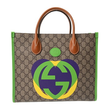 グッチ GGスプリーム ベージュ/エボニー/マルチカラー 680956 525040 GGスプリームキャンバス/レザー ユニセックス バッグ 【未使用】【bag】