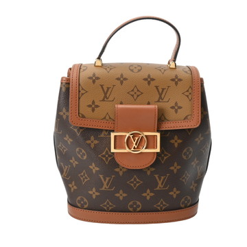 ルイ ヴィトン モノグラムリバース ドーフィーヌバックパック ブラウン M45142 モノグラムキャンバス レディース バッグ 【中古】【bag】