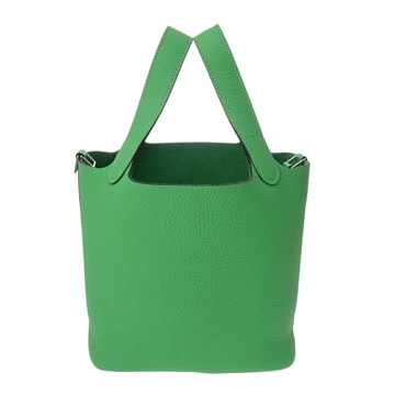 エルメス ピコタン ロック PM ヴェールコミック トリヨンクレマンス レディース バッグ 【中古】【bag】