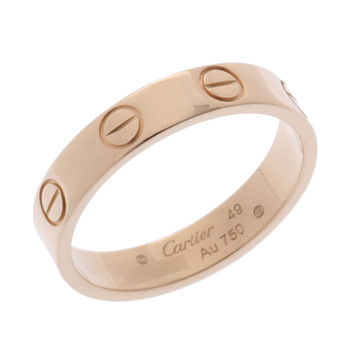 カルティエ ミニラブリング #49 ゴールド K18イエローゴールド YG レディース ジュエリー 【中古】【jewelry】