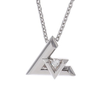 ルイ ヴィトン  LV ヴォルトワン ネックレス GM シルバー Q93807 K18ホワイトゴールド WG レディース ジュエリー 【中古】【jewelry】