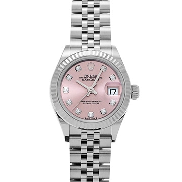 ロレックス レディ デイトジャスト 28 279174G ピンク/ダイヤモンド レディース 時計 【中古】【wristwatch】