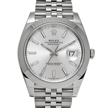 ロレックス デイトジャスト 41 126300 シルバー メンズ 時計 【新品】【wristwatch】