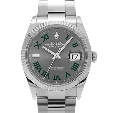 ロレックス デイトジャスト 36 126234 スレート メンズ 時計 【中古】【wristwatch】