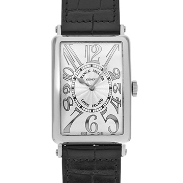 フランクミュラー ロングアイランド レリーフ 1200SCREL シルバー レディース 時計 【中古】【wristwatch】