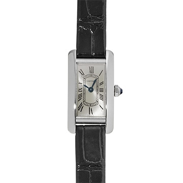 カルティエ タンク アメリカン ウォッチ ミニ WSTA0081 シルバー レディース 時計 【中古】【wristwatch】
