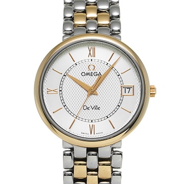 オメガ デ・ヴィル プレステージ 7314.31 シルバー メンズ 時計 【中古】【wristwatch】