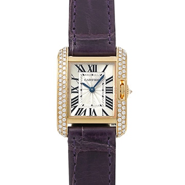 カルティエ タンク アングレーズ SM WT100014 シルバー レディース 時計 【中古】【wristwatch】