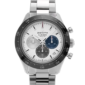 ゼニス クロノマスター スポーツ エル・プリメロ 03.3100.3600/69.M3100 ホワイト メンズ 時計 【中古】【wristwatch】