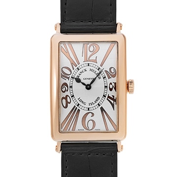 フランクミュラー ロングアイランド レリーフ 1002QZ REL V-R 5N シルバー レディース 時計 【中古】【wristwatch】