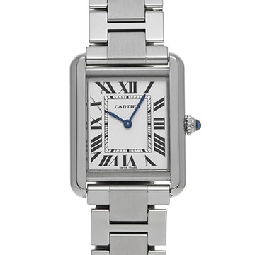 カルティエ タンク ソロ SM W5200013 シルバー レディース 時計 【中古】【wristwatch】