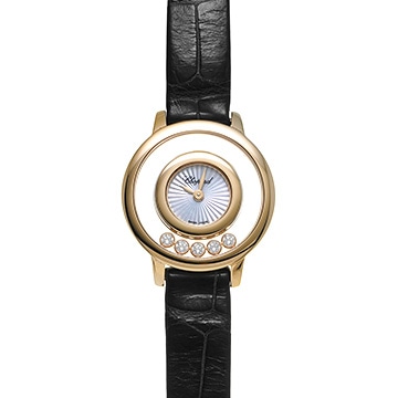 ショパール ハッピーダイヤモンド アイコン 209417-0001 ホワイトシェル/ダイヤモンド レディース 時計 【中古】【wristwatch】