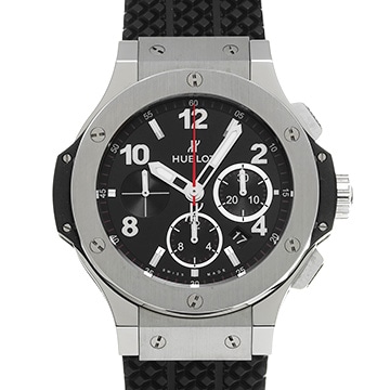 ウブロ ビッグバン スチール ダイヤモンド 301.SX.130.RX.114 ブラック メンズ 時計 【中古】【wristwatch】