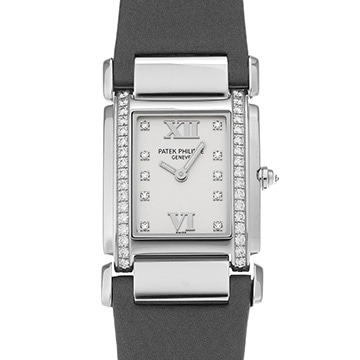 パテック フィリップ トゥエンティ-4 4920G-010 グレー/ダイヤモンド レディース 時計 【中古】【wristwatch】