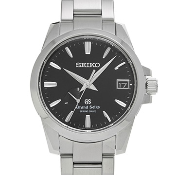 グランドセイコー ヘリテージコレクション スプリングドライブ SBGA027 ブラック メンズ 時計 【中古】【wristwatch】