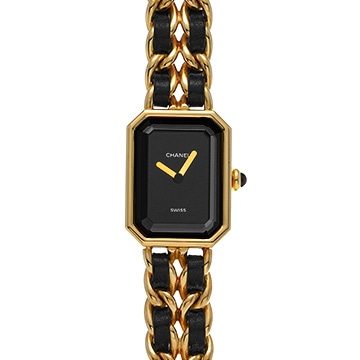 シャネル プルミエール XL H0001 ブラック レディース 時計 【中古】【wristwatch】