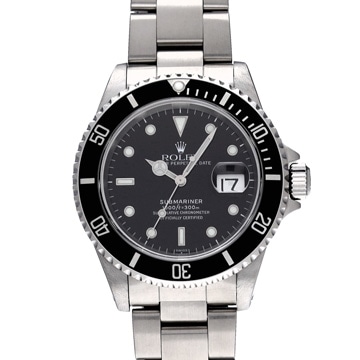 ロレックス サブマリーナ デイト 16610 ブラック メンズ 時計 【中古】【wristwatch】
