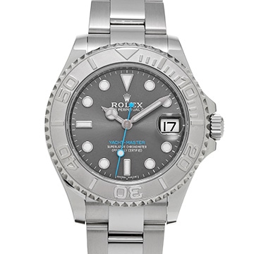 ロレックス ヨットマスター 37 ダークロジウム 268622 スレートグレー ユニセックス 時計 【中古】【wristwatch】
