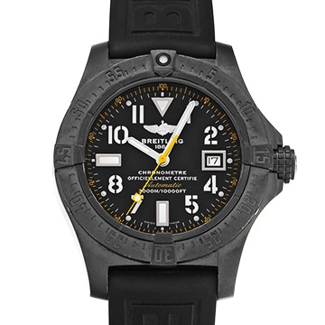 ブライトリング アベンジャー シーウルフ 1000本限定 M17330B2/BC05 ブラック メンズ 時計 【中古】【wristwatch】