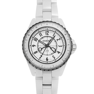 シャネル J12 クチュール 33MM H9763 ホワイト メンズ 時計 【中古】【wristwatch】