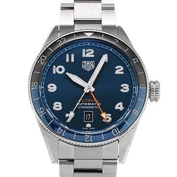 タグ ホイヤー オータヴィア 60周年アニバーサリー GMT キャリバー7 WBE511A.BA0650 ブルー メンズ 時計 【中古】【wristwatch】