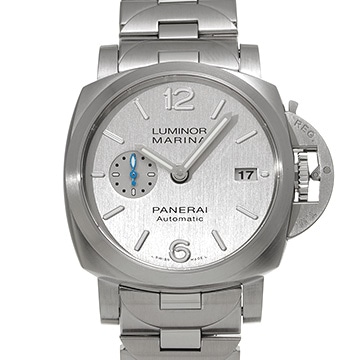 パネライ ルミノール マリーナ 42mm PAM00977 シルバー メンズ 時計 【中古】【wristwatch】