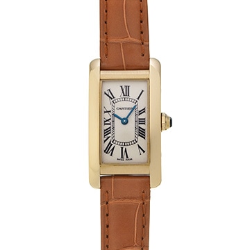 カルティエ タンク アメリカン SM W2601556 ホワイト レディース 時計 【中古】【wristwatch】